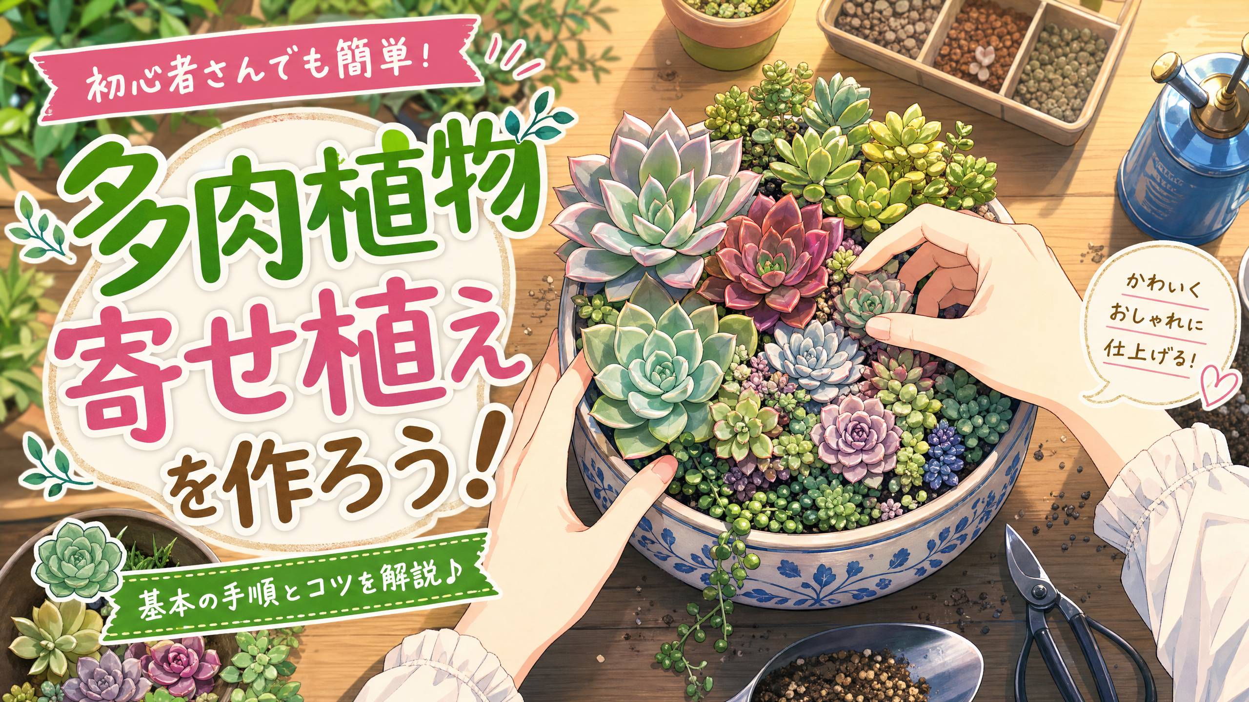 蘑菇视频植物视频 - 多肉植物组合